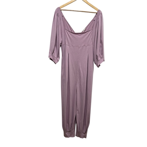 NWT Free People Lotta Love Romper Jumpsuit in Lavender Size Small - Picture 3 of 16